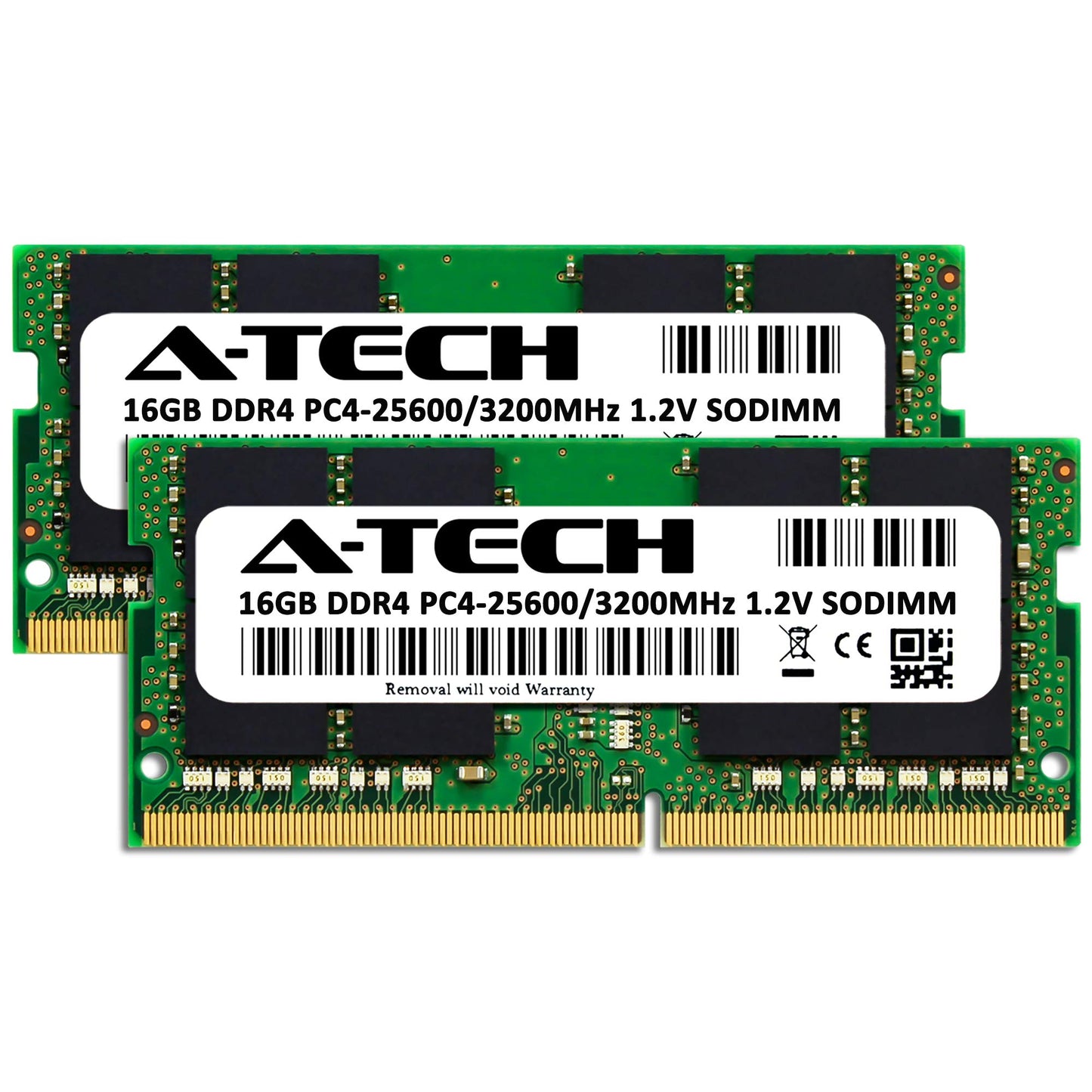 A-Tech 32GB (2x16GB) RAM Replacement for CT2K16G4SFRA32A | DDR4 3200MHz PC4-25600 (PC4-3200AA) CL22 SODIMM 1.2V Non-ECC SO-DIMM 260-Pin Laptop, Notebook Memory Modules