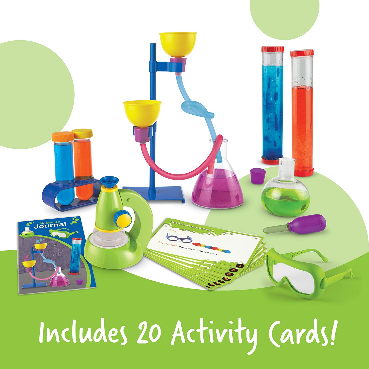 Learning Resources Primary Science Deluxe Lab Set - 45 Piece Set, Ages 3+ STEM Preschool Toys, Science Experiments for Kids