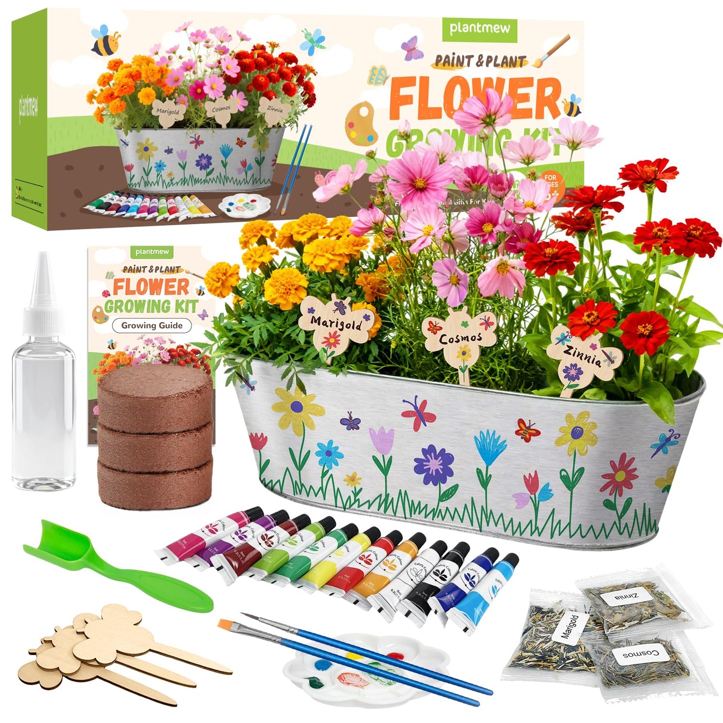 PLANTMEW Paint & Plant Flower Growing Kit