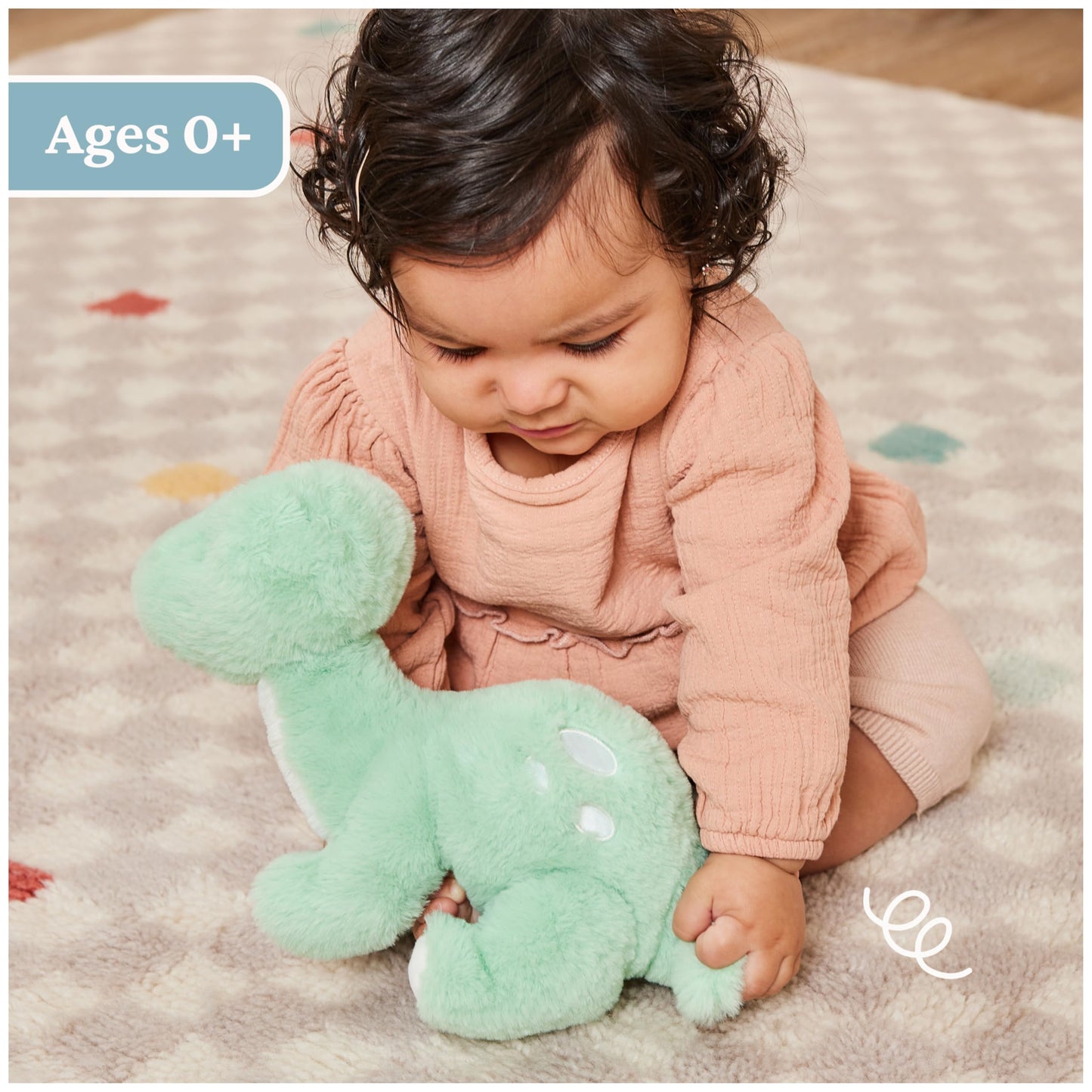 Baby GUND Fern Dinosaur Plush, Stuffed Animal for Babies and Toddlers, Green, 10”