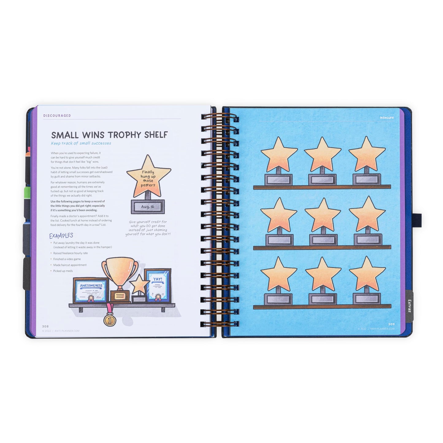 The Anti-Planner: How to Get Stuff Done When You Don't Feel Like It (Clean Edition) - Undated ADHD Productivity Activity Book for Adults, Teens & Students, 100+ Focus & Procrastination Strategies