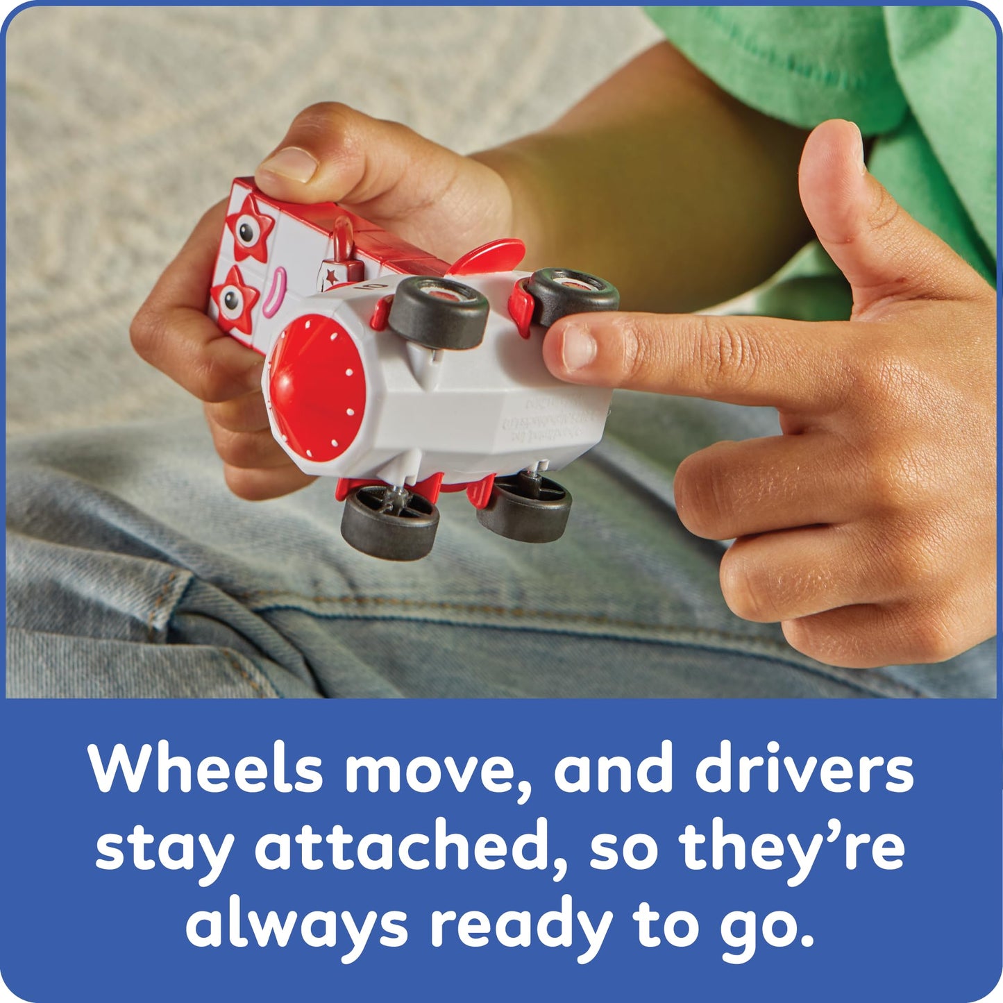 hand2mind Numberblocks Mini Vehicles Six to Ten