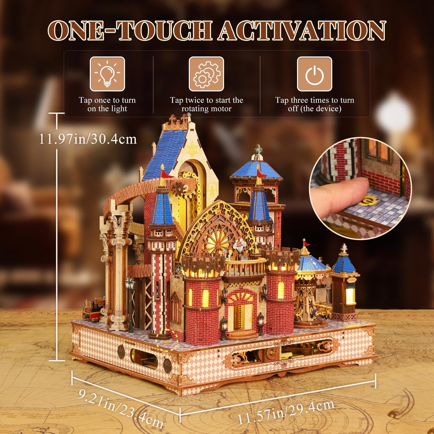 LogicTwist 3D Wooden Puzzles for Adults