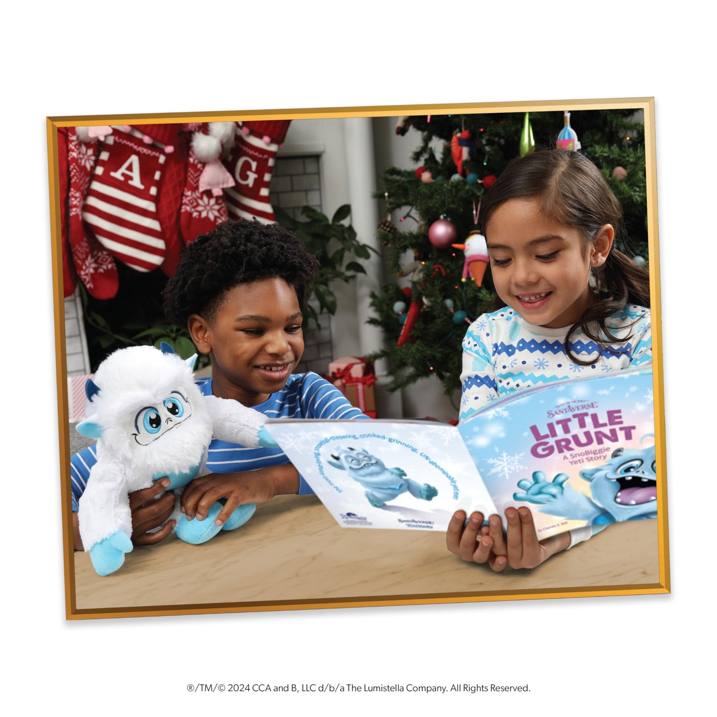 Little Grunt Yeti & Book with Exclusive new Tale Little Grunt: A SnoBiggie Yeti Story by Chanda A. Bell for Fans of The Elf on the Shelf Santaverse