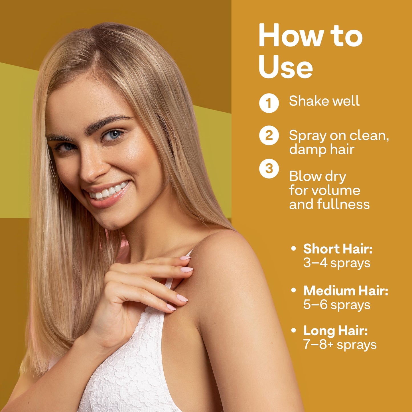 ColorProof Biorepair Thicken Blow Dry Spray 6.7 Fl. Oz. Volumizing Hair Prep Spray for Fine, Thinning Hair w/Fresh Lime, Eucalyptus, Mint Leaf & Rosemary Scent, Color & Heat Protection