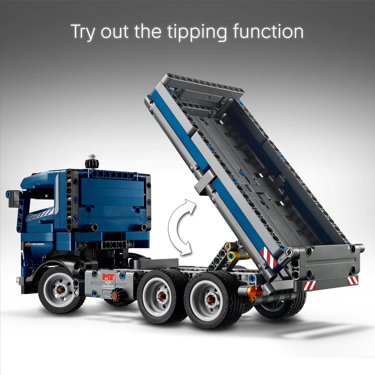 LEGO Technic Tipping Dump Truck Toy - Building Toy for Kids, Boys and Girls, Ages 9+, Construction Toy Truck - Birthday Gift Idea - 42203