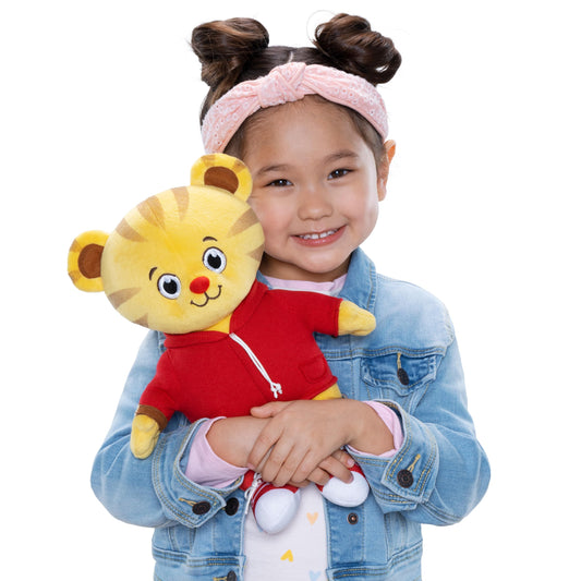 Daniel Tiger's Neighborhood Daniel Tiger Talking Friend Plush, Soft & Cuddly Stuffed Toy, Features Phrases & Songs!