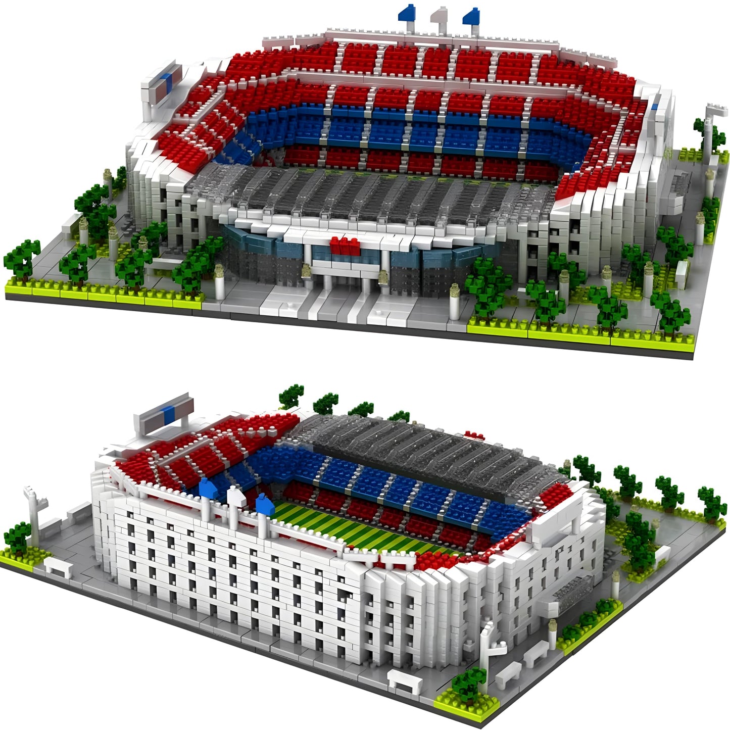 CAXIMSY Soccer Stadium Building Blocks Sets Toys Football Architecture Model Kits Gifts for Adults Kids Boys 3500+Pieces