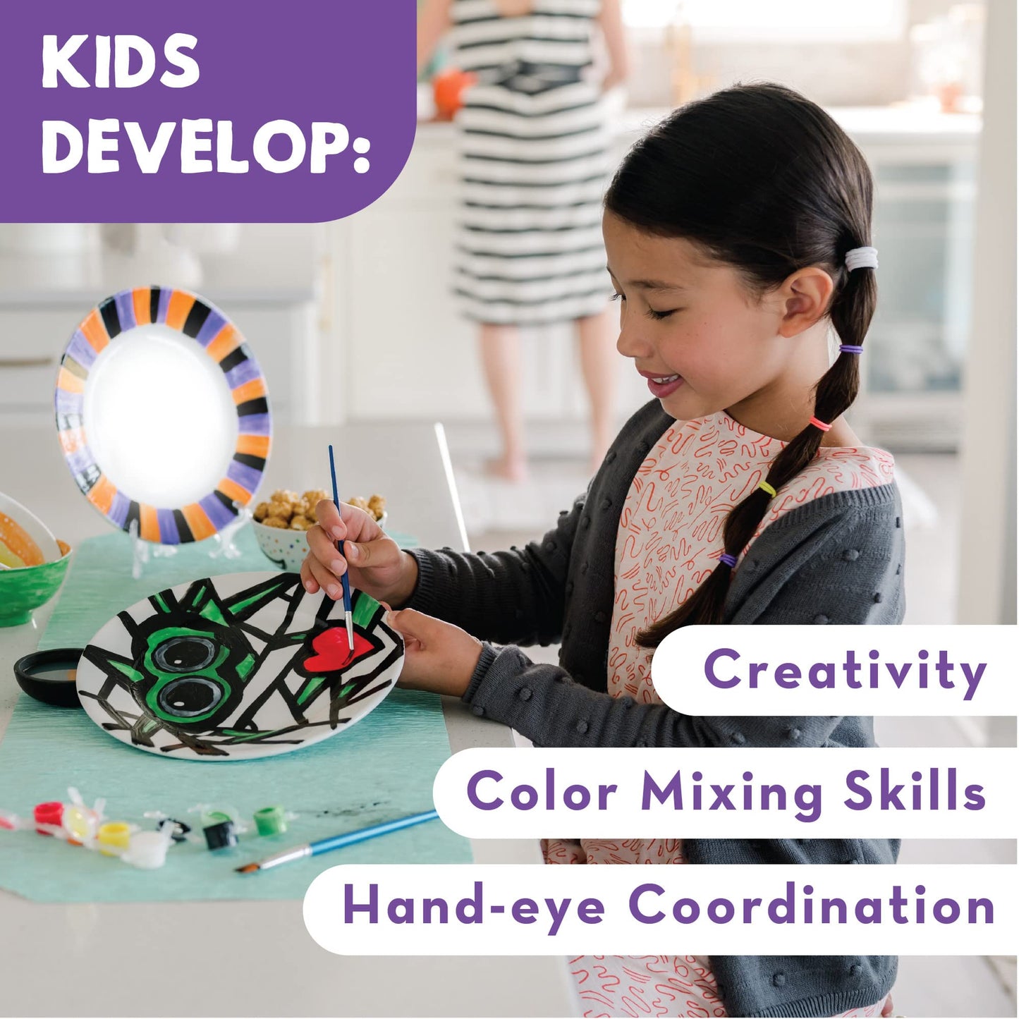 MindWare MW-24657 Paint-Your-Own Porcelain Plates Craft Kits