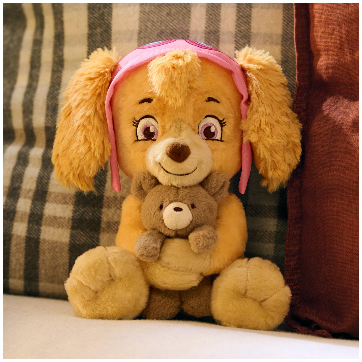 GUND PAW Patrol Skye with Kai Teddy Bear, Official Skye Plush Toy, Dog Stuffed Animal for Ages 1 and Up, 9.5”