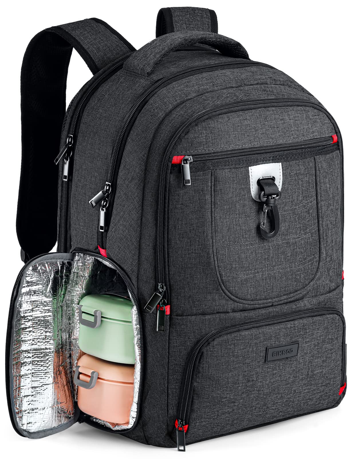 Lunch Backpack, Insulated Cooler Lunch Bag Backpack, Large Travel 17.3 Laptop Back Pack Sturdy Computer College School Bookbag for Women Men for Men Women Work Hiking Picnic