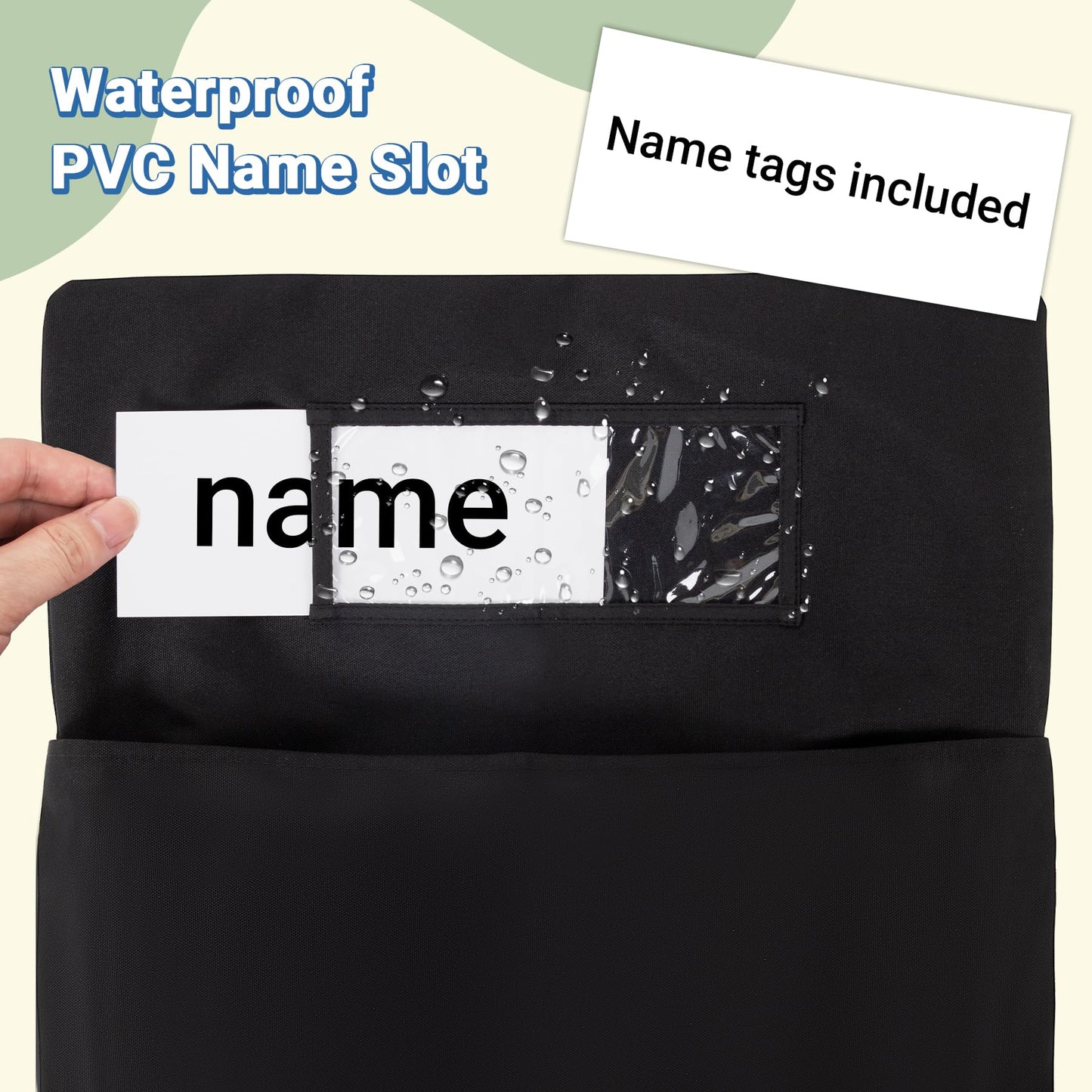 Toriexon 24PCS Chair Pockets for Classrooms 18 x 20 inch