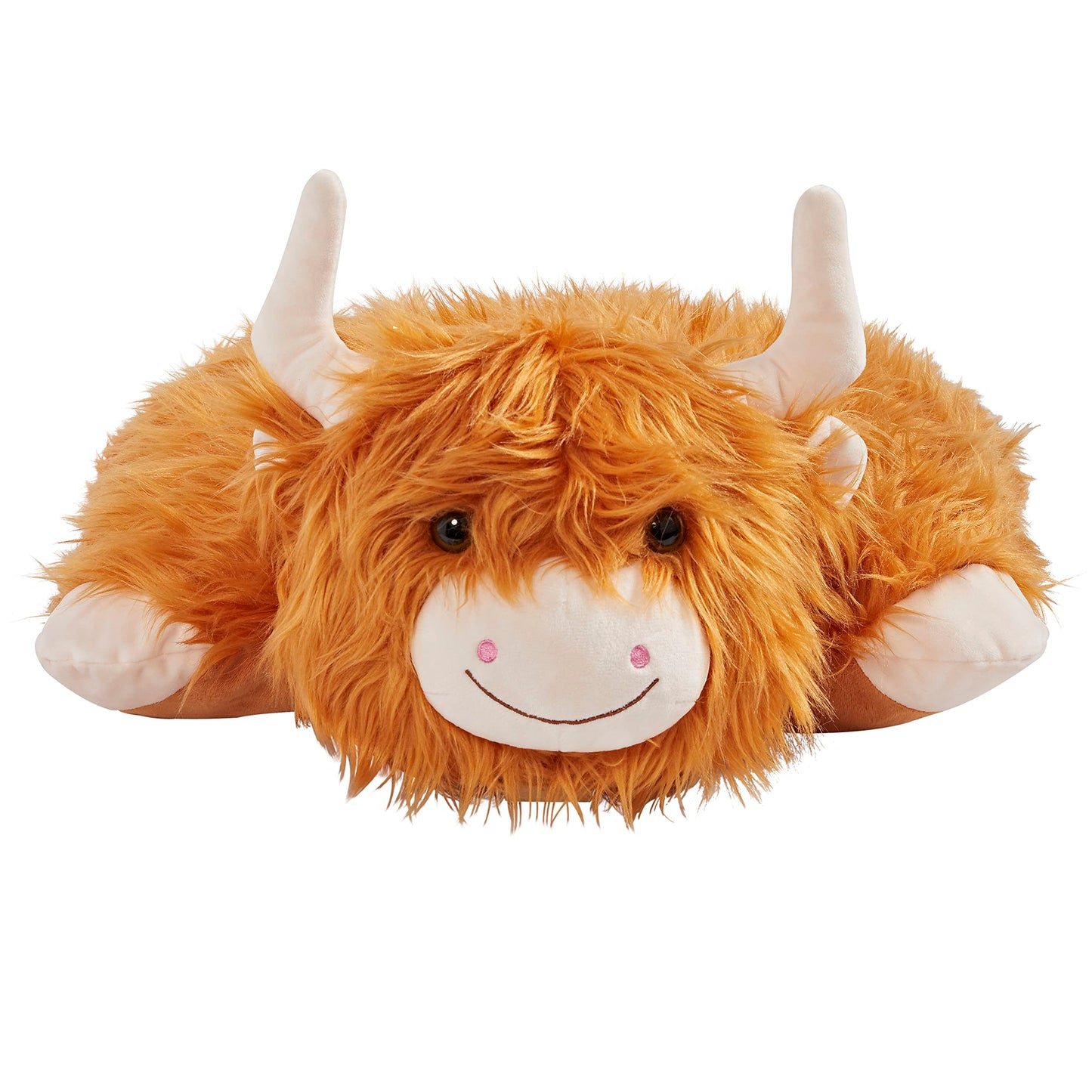 Pillow Pets 18" Highland Cow Stuffed Animal Plush Toy