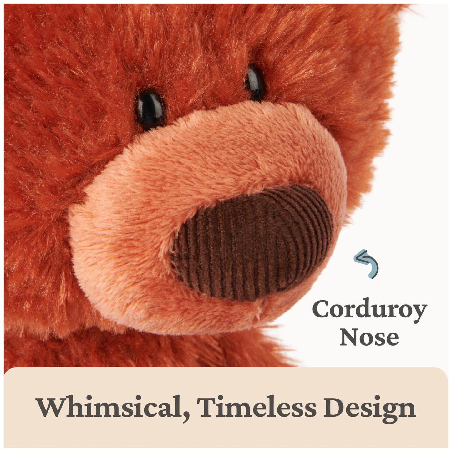 GUND Toothpick Pumpkin Pie, Teddy Bear Stuffed Animal for Ages 1 and Up, Pumpkin Orange, 15