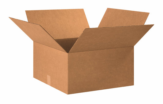 Box USA Shipping Boxes Medium 20"L x 20"W x 10"H 15-Pack - Corrugated Cardboard Box for Moving, Mailing, Packing, Packaging and Storage