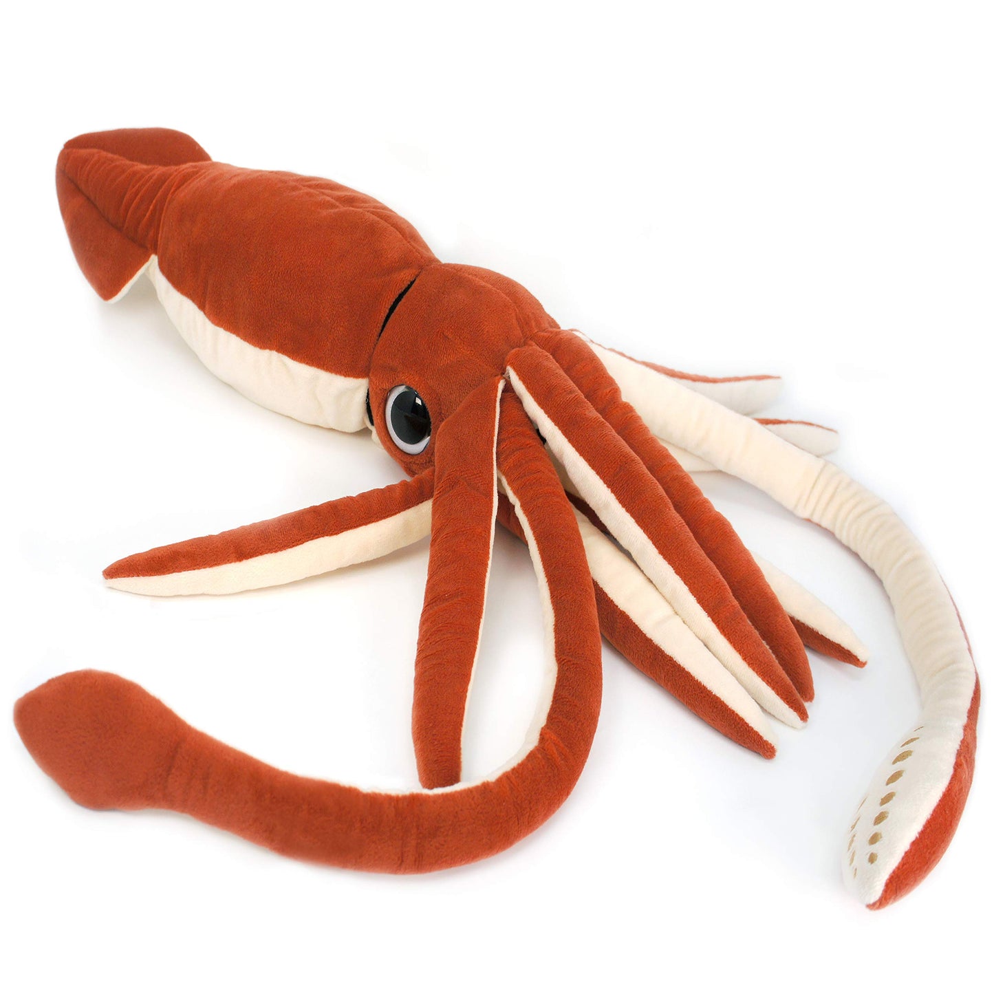 Shubert The Squid - 35 inch Large Stuffed Animal Squid - by TigerHart Toys