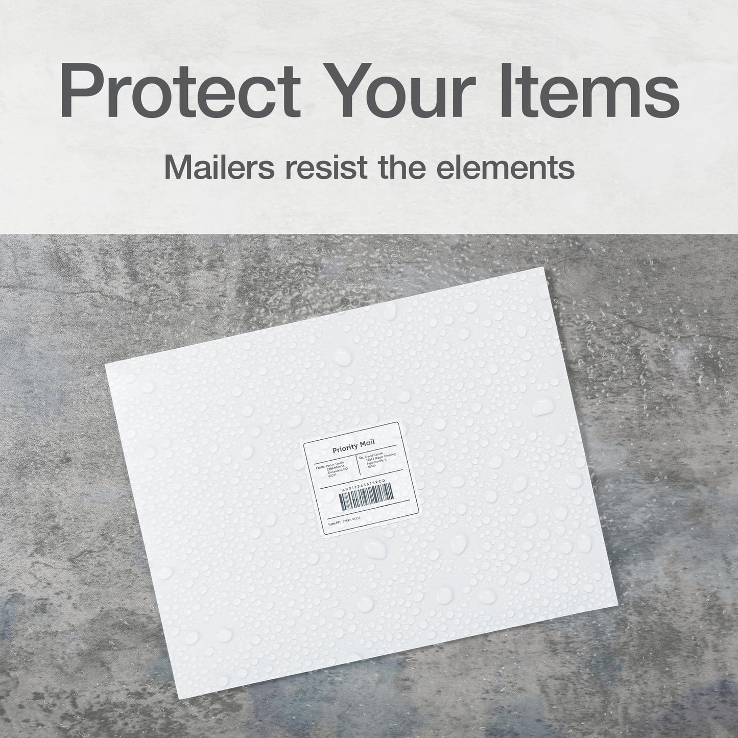 Columbian Self-Seal Mailers, Self-Sealing Envelopes, Made with DuPont Tyvek Material, 14 lb., Puncture, Tear and Moisture Resistant, White, 10" x 13", 100 per Box (1016970)