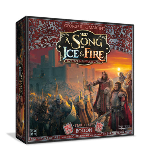 A Song of Ice & Fire Tabletop Miniatures Game Bolton Starter Set - Strategy Game for Ages 14+, 2+ Players, 45-60 Minute Playtime, Made by CMON
