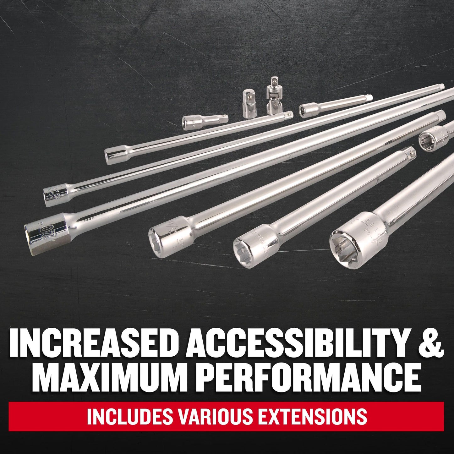 CRAFTSMAN Socket Extension Set/Socket Adapter Set, 21-Piece (CMMT42283)