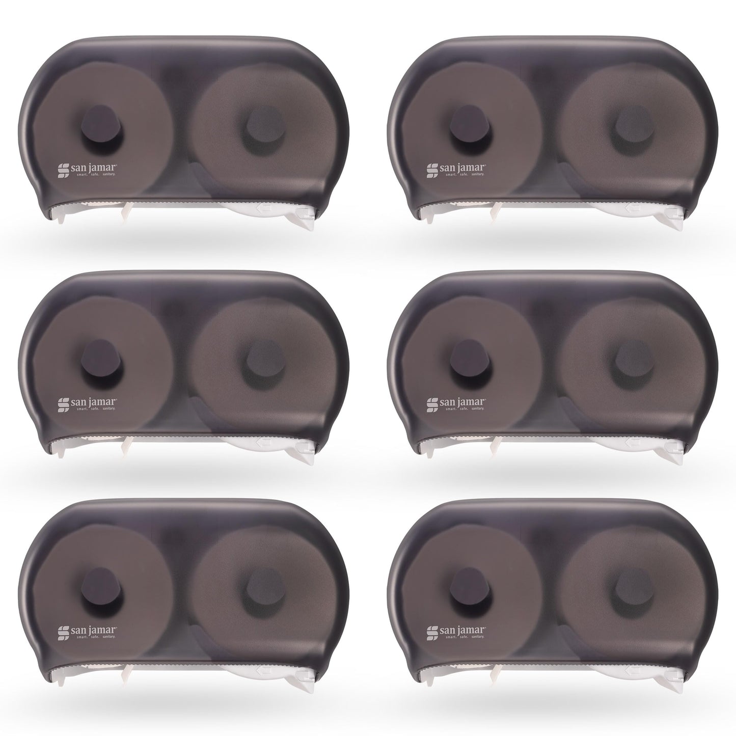 San Jamar Versatwin Tissue Dispenser R3600TBK - 1 Each