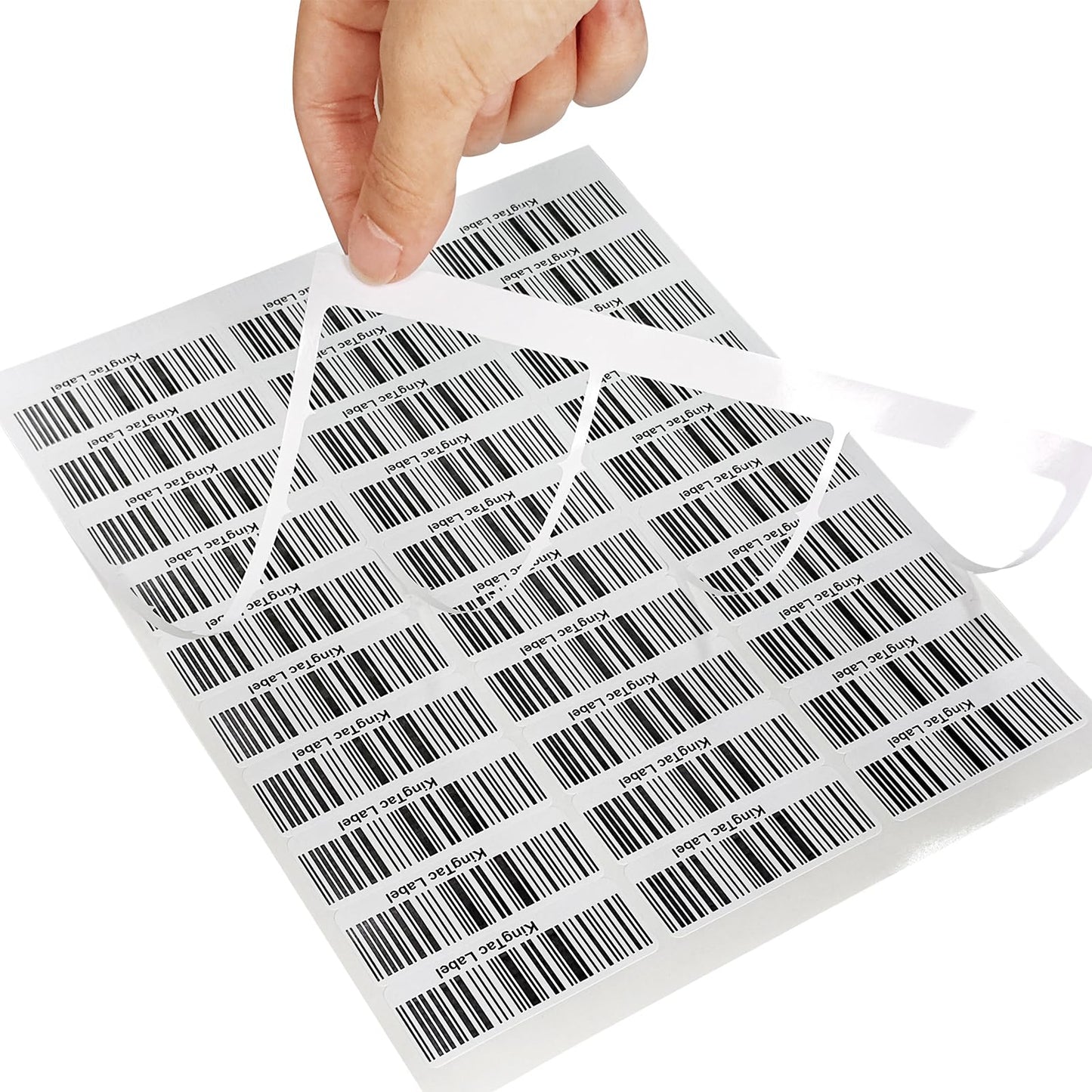 Kingtac (15,000 Labels, 500 Sheets) 30 Up Address Labels, 1" x 2-5/8" Sheet Labels 30 UP Shipping Sticker Labels for Laser & Inkjet Printers