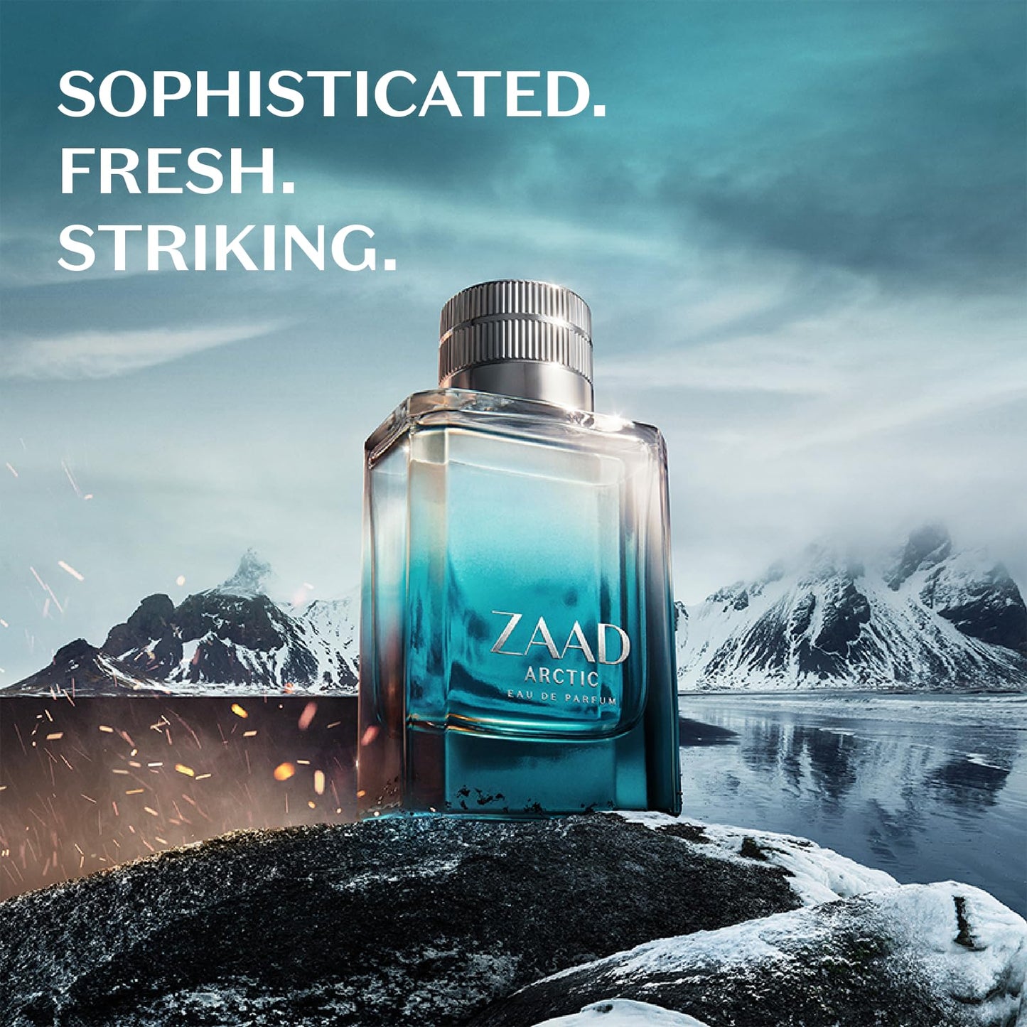 O BOTICARIO Zaad Arctic Eau de Parfum for Men, Invigorating Scent of the Arctic, 3.2 Ounce