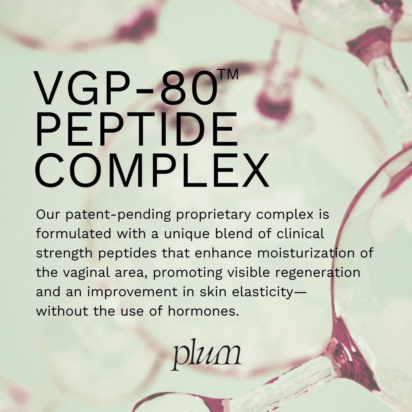 Plum Vagiceuticals - Vaginal Moisturizing Serum - Long-Lasting, Drug Free, Hormone Free, Drip Free - 1 oz