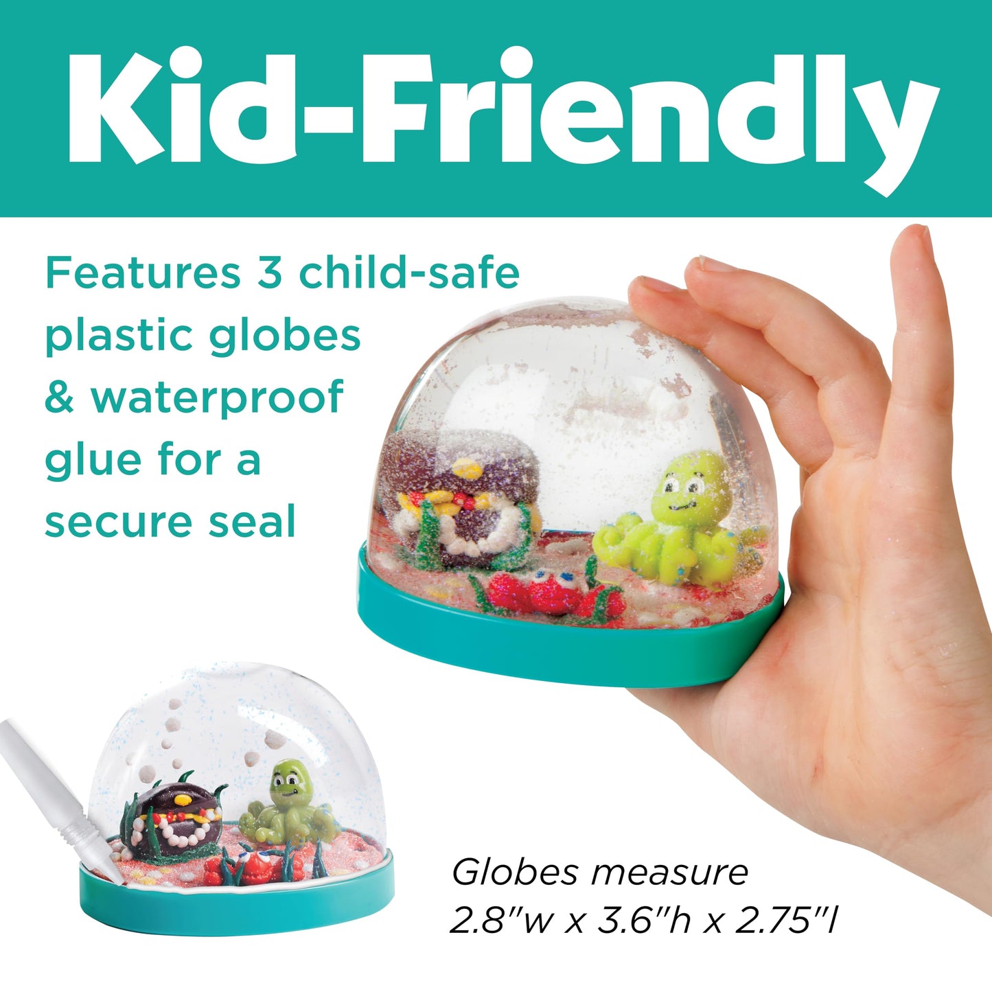 Creativity for Kids Make Your Own Water Globes - Under The Sea Snow Globes