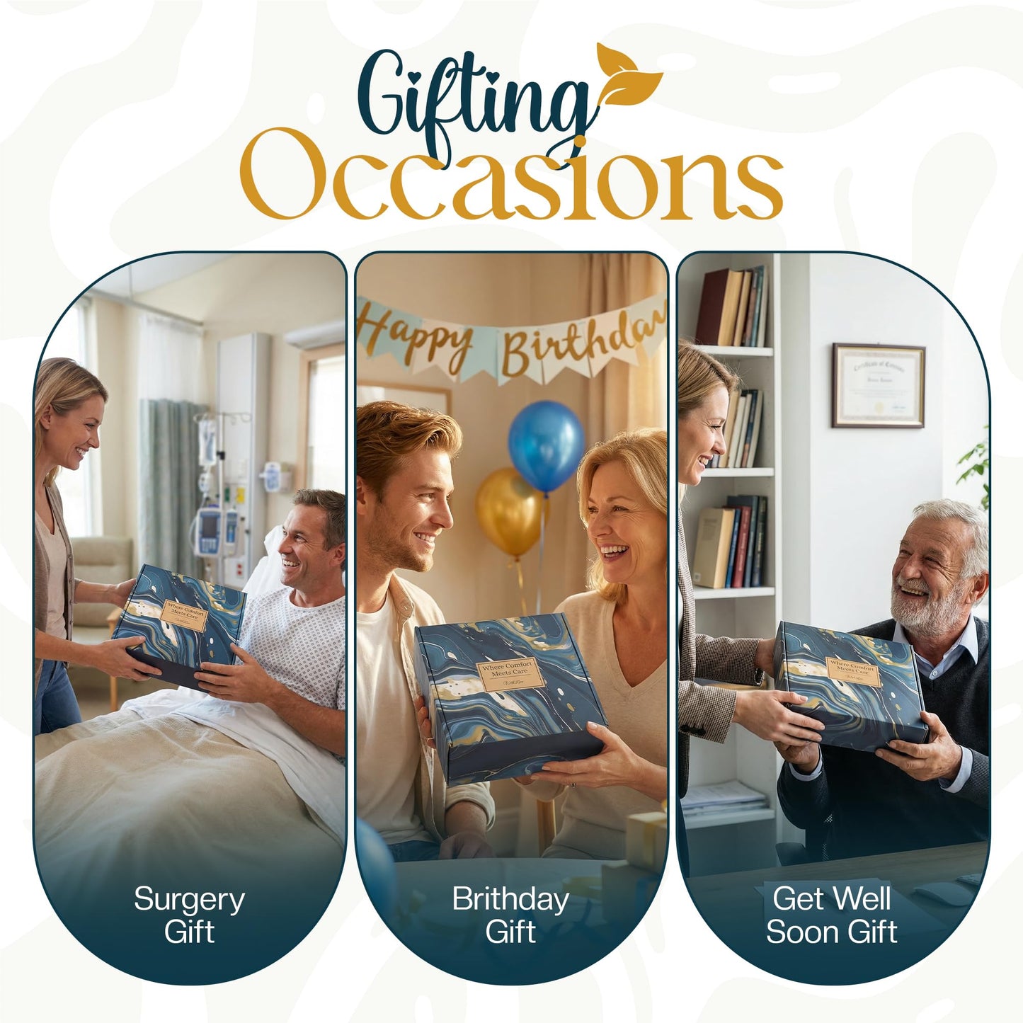 Get Well Soon Gift Basket Men, Care Package for Men, Get Well Soon Gifts for Man with Hot Cold Pack, After Surgery, Cancer Gifts, Sympathy Gift Basket, Feel Better, Sick Friend, Recovery, Dad, Husband