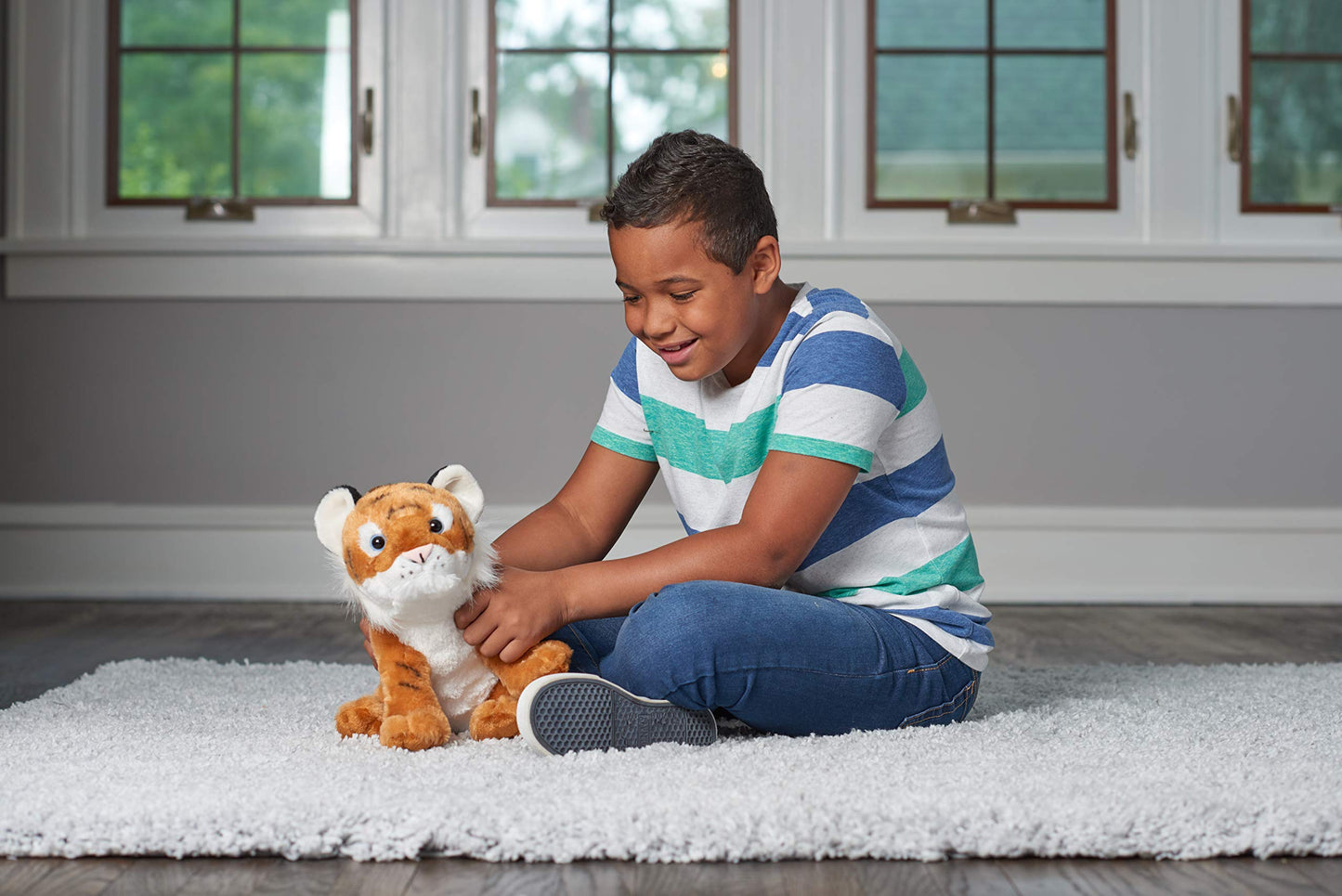 Wild Republic Tiger Cub Plush, Stuffed Animal, Plush Toy, Gifts for Kids, Cuddlekins 12 Inches
