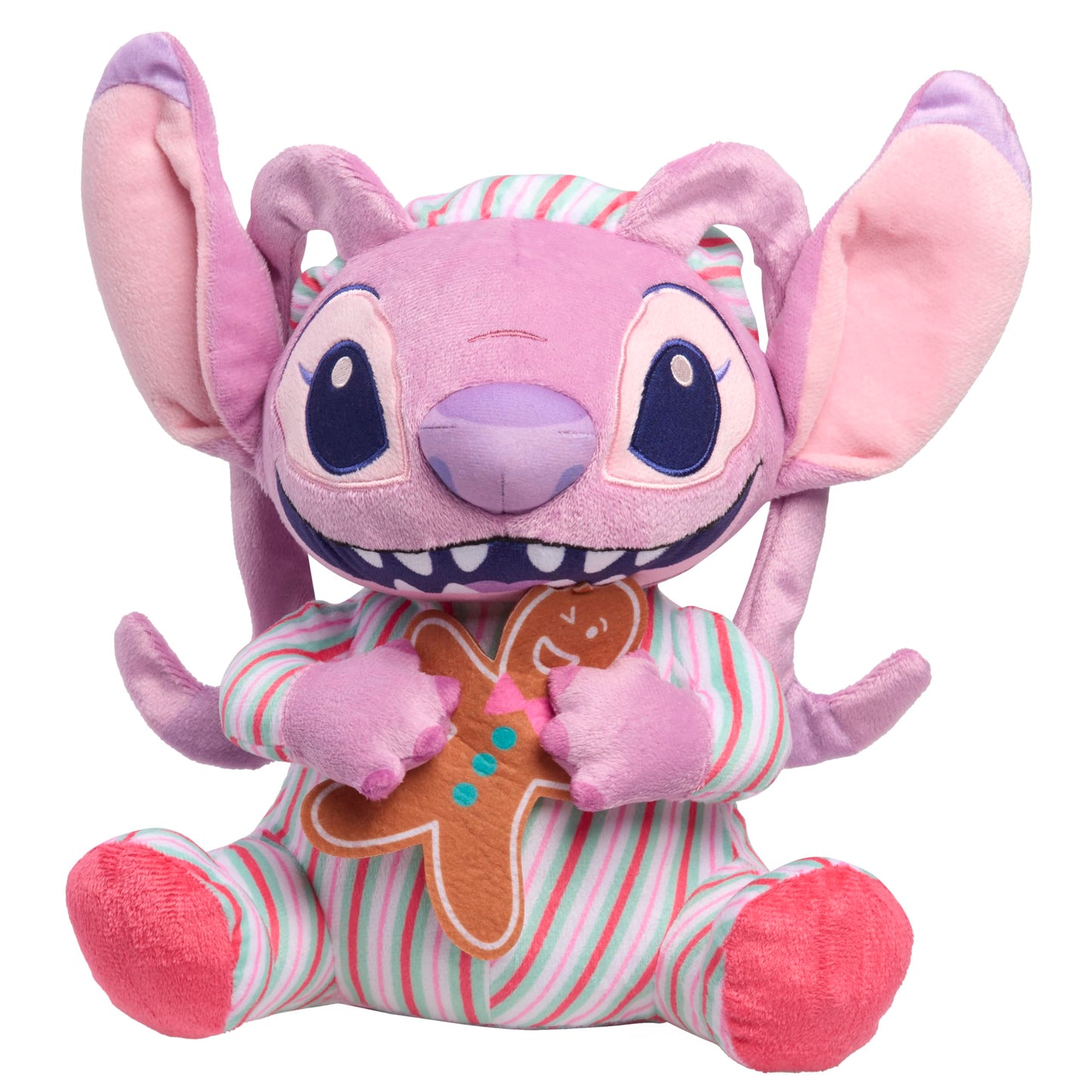 Stitch Holiday Feature Plush - Angel, Kids Toys for Ages 3 Up, Gifts and Presents
