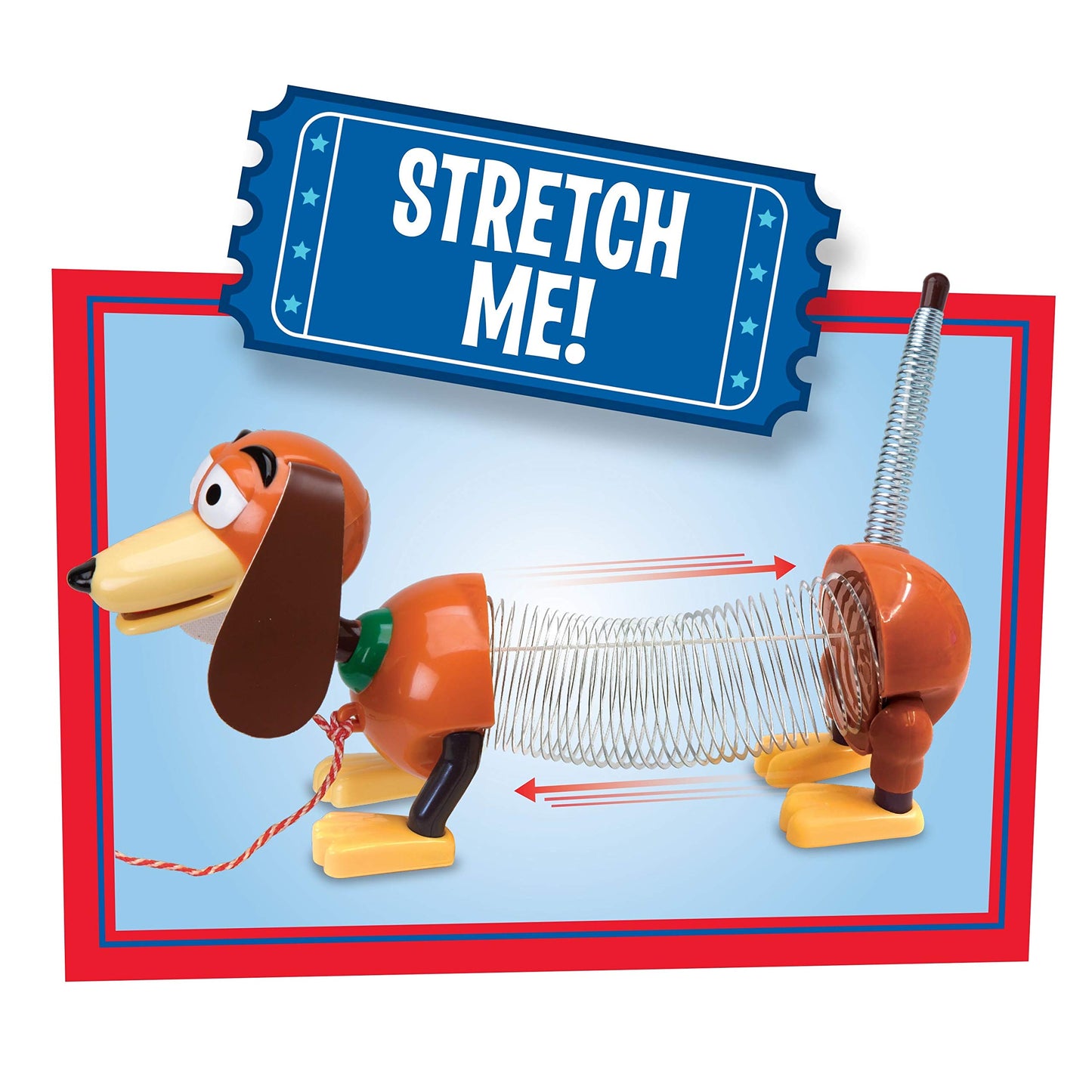 Retro Slinky Dog, The Original Walking Spring Toy, Vintage Spring Toys, Stretches to 14 Inches Long, Kids Toys for Ages 18 Month, Gifts and Presents