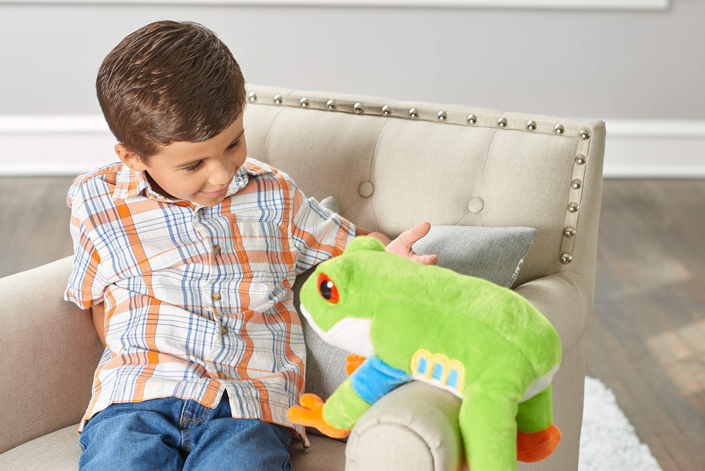 Wild Republic Cuddlekins 12" Red Eyed Tree Frog