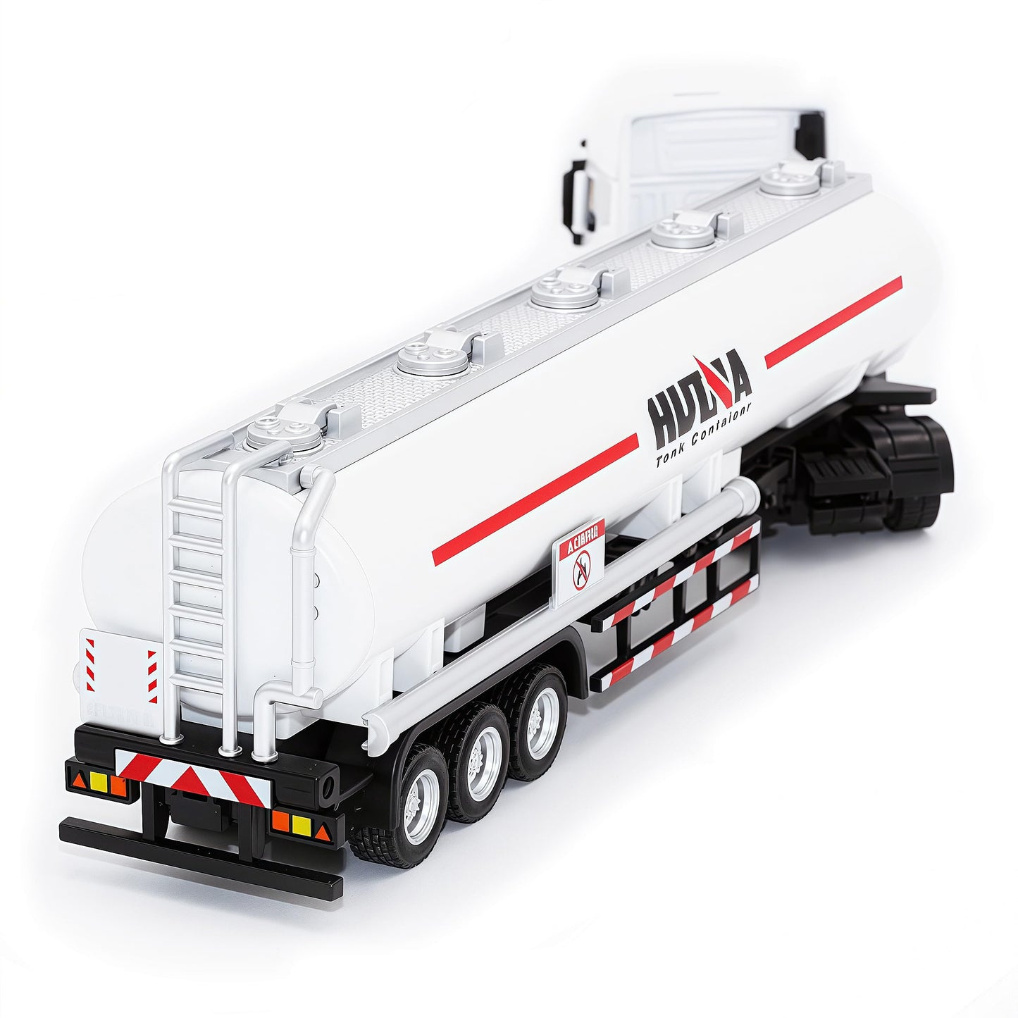 Gemini & Genius Oil Tanker Trailer Toy for Kids, Heavy Duty Realistic Alloy Hauler Car Toys, Transport Vehicle, 1:50 Scale Diecast Tanker Truck, Toy Trucks for Kids (Detachable)