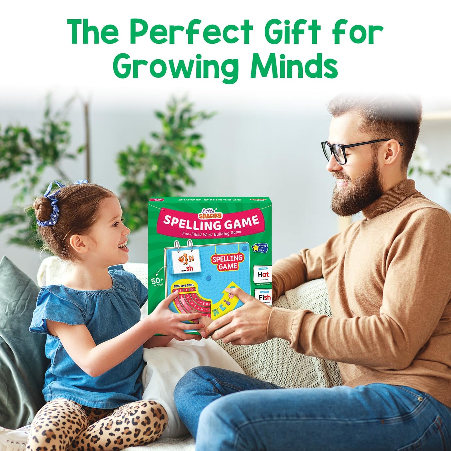 Smartivity Spelling Game I Early Vocabulary Building Learning Toy for Kids 4-8 Years I 50+ Picture Cards with Rotating Letter Wheels I Educational Birthday Gift for Boys & Girls 4,5,6,7,8, Years Old