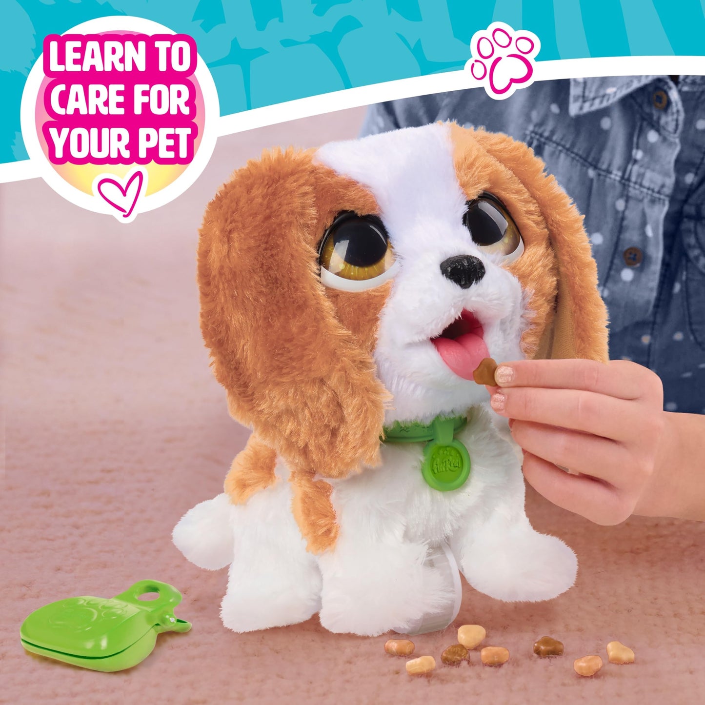 FurReal Poop-a-Lots - King Charles Spaniel, Kids Toys for Ages 4 Up, Gifts and Presents