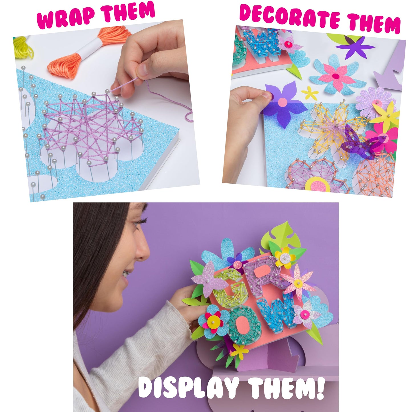 Very Marie - Floral String Art Kit