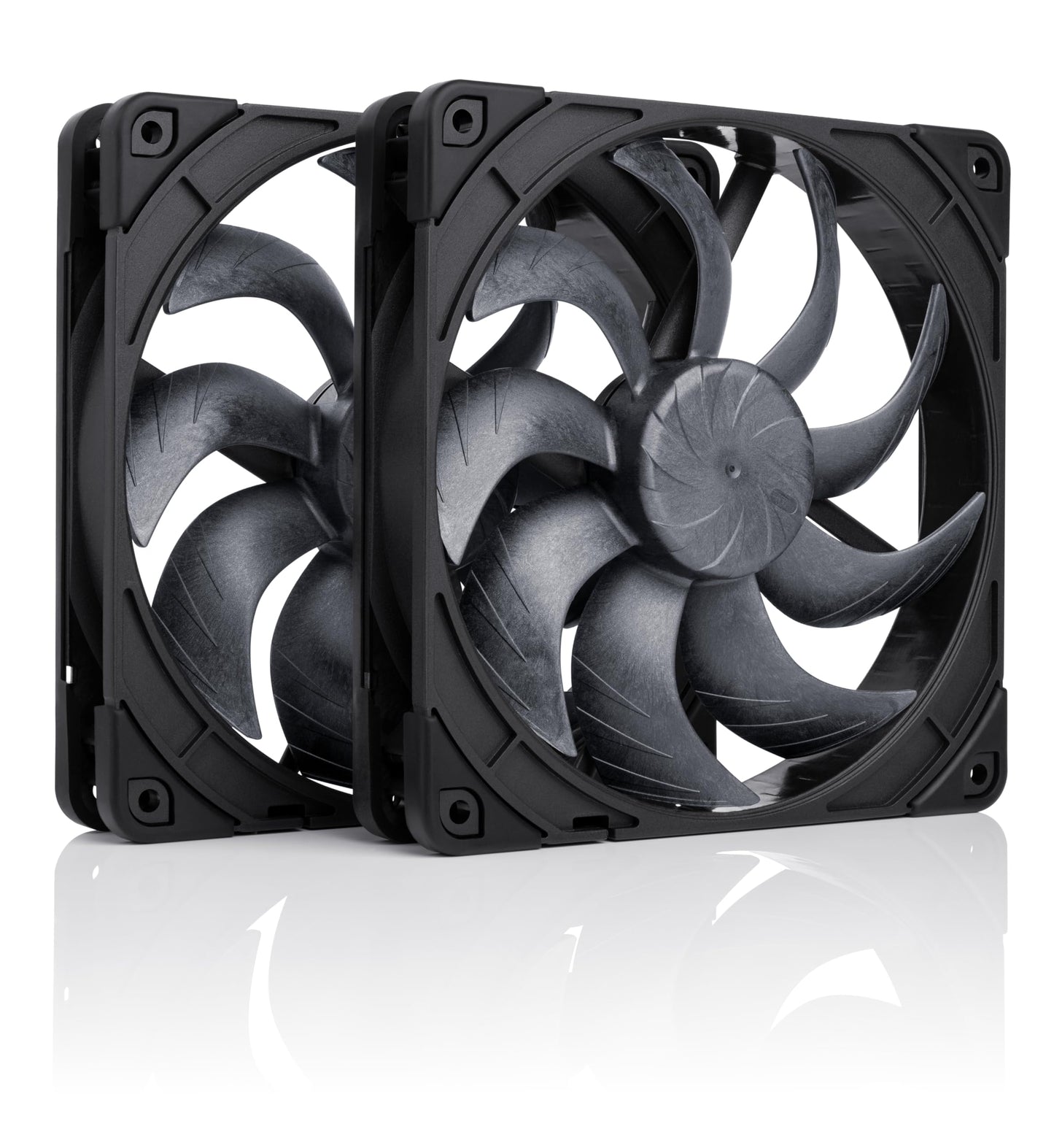 Noctua NF-A14x25 G2 PWM Sx2-PP chromax.Black, Dual Fan Set for Push-Pull and Side-by-Side Applications (Black)