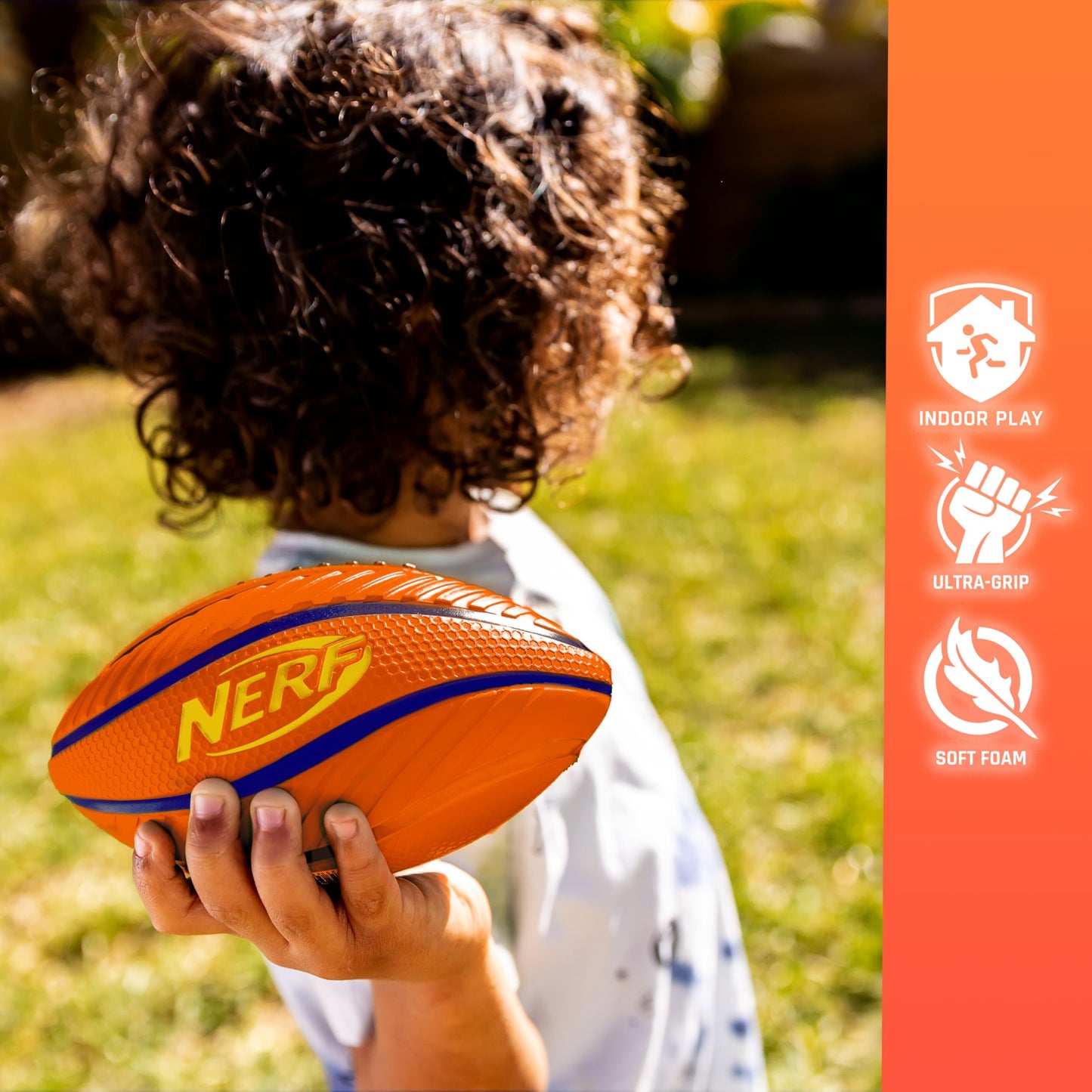 Nerf Kids Mini Foam Sports Ball Set - Soft Foam Football, Soccer Ball + Basketball for Kids - All Sport Mini Set - Indoor + Outdoor Youth Balls - Perfect Toy - Multi