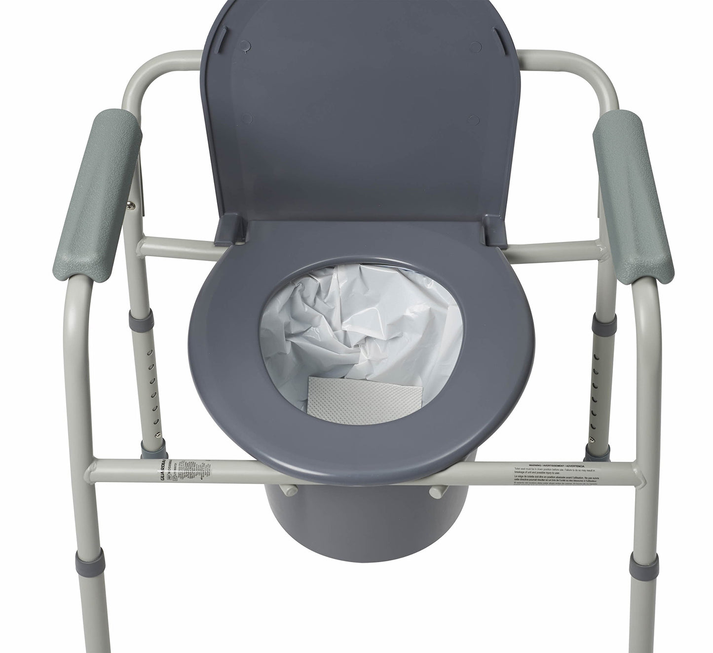 Medline Commode Liners with Absorbent Pad case of 72