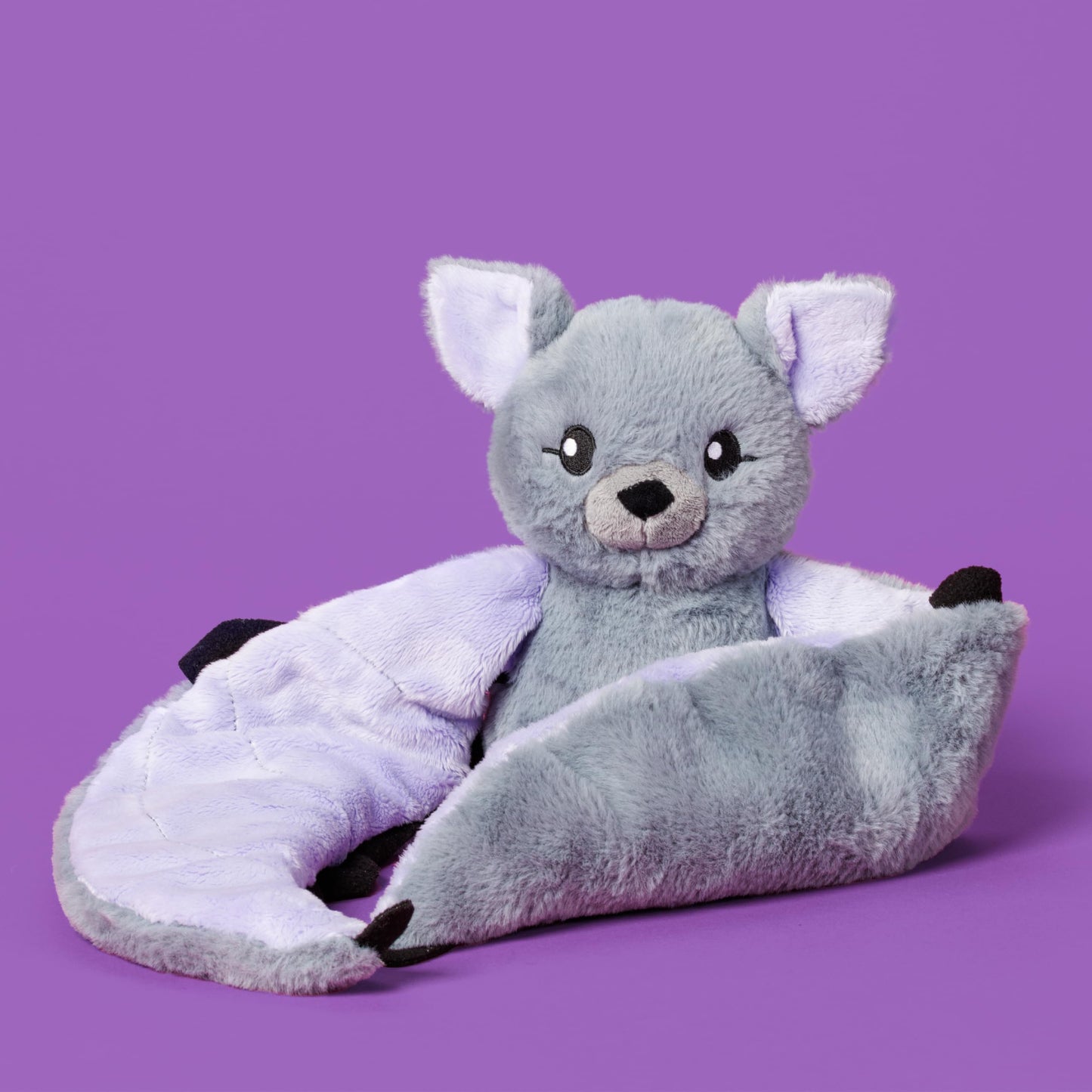 HUGIMALS Berkeley the Bat – Weighted Stuffed Bat Plush, Soft Sensory Toy for Kids, Teens & Adults, Anxiety Relief Plush Animal