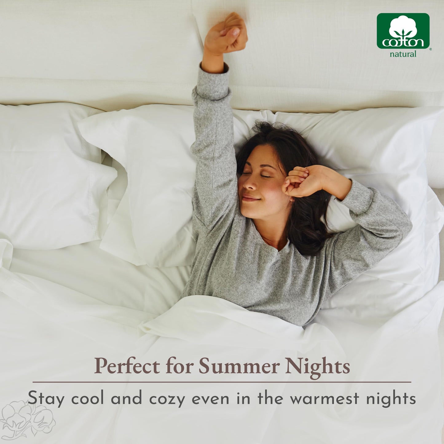 California Design Den Deep Pocket Queen Sheets Set - Natural 100% Cotton Bed Sheets, Soft Sateen Weave, All Around Elastic, Breathable and Durable Bedding - Frosty Green