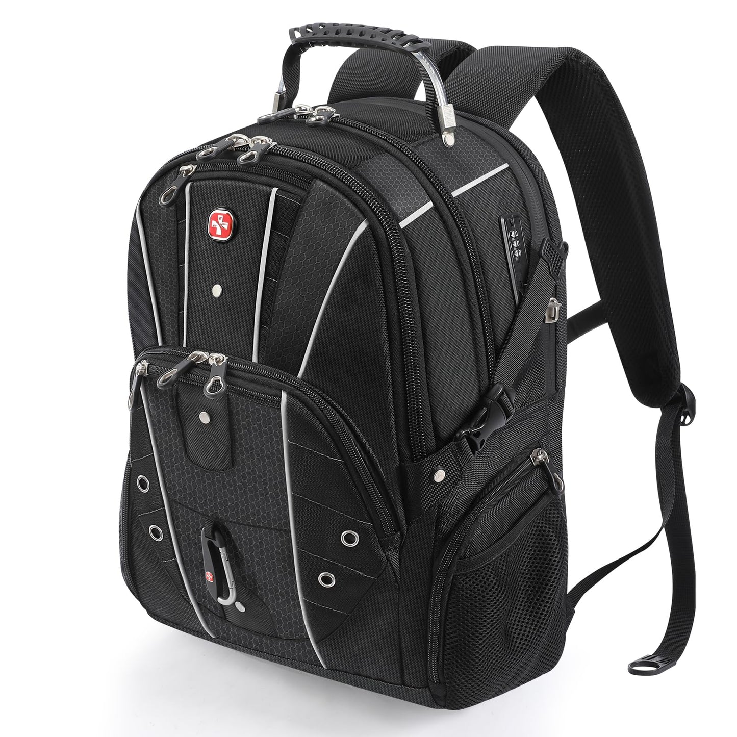star cloud Business Travel Laptop Backpack 17 Inch, USB Type-C Charging Carry On Backpack with Anti-Theft Lock, Large Capacity Multi-Compartment Tech Backpack for Work, Commute & Travel