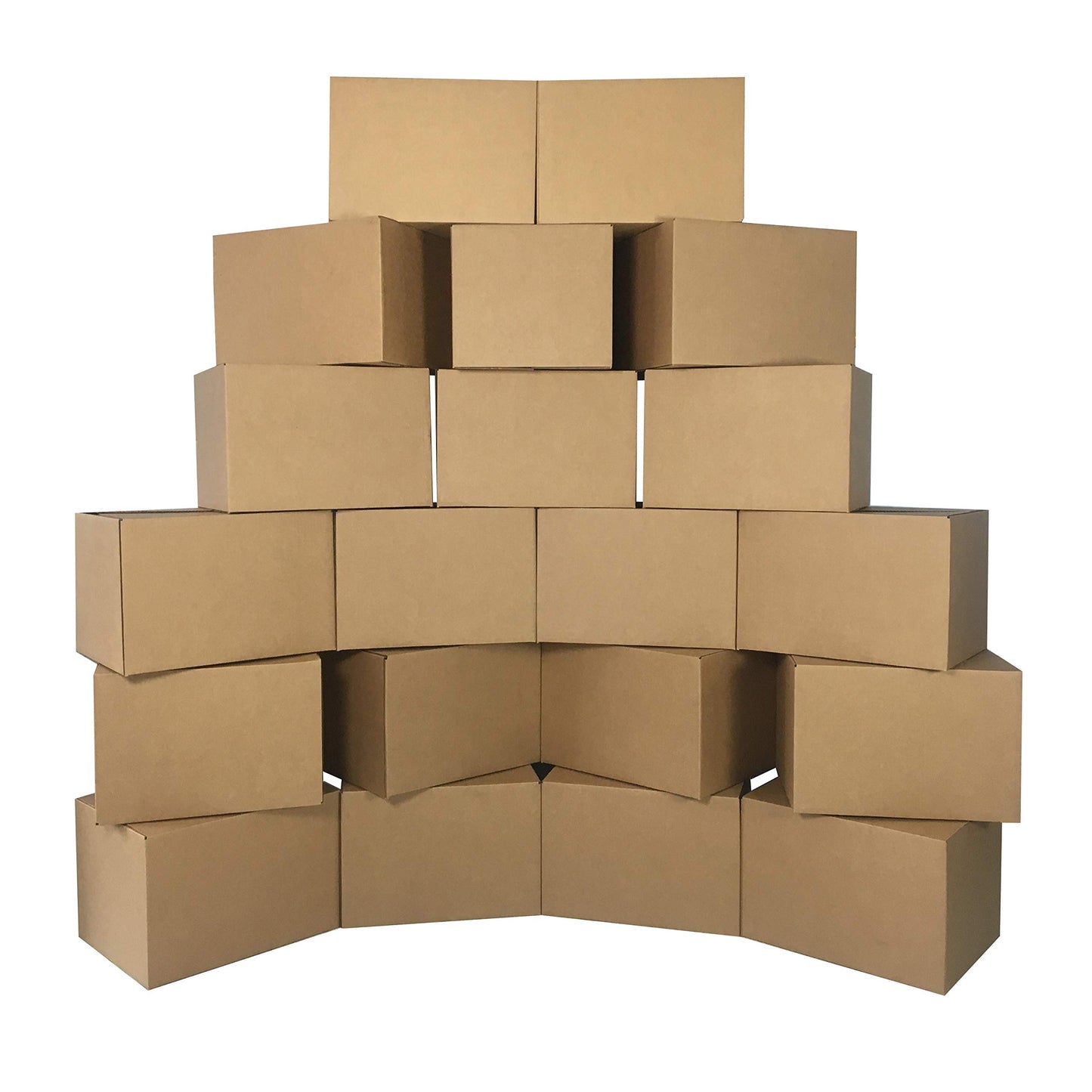UBMOVE 18 x 14 x 12 inch Medium Size Boxes, 15 Pack, Single Wall Corrugated Cardboard Moving & Storage Boxes for Packing, Moving & Storage