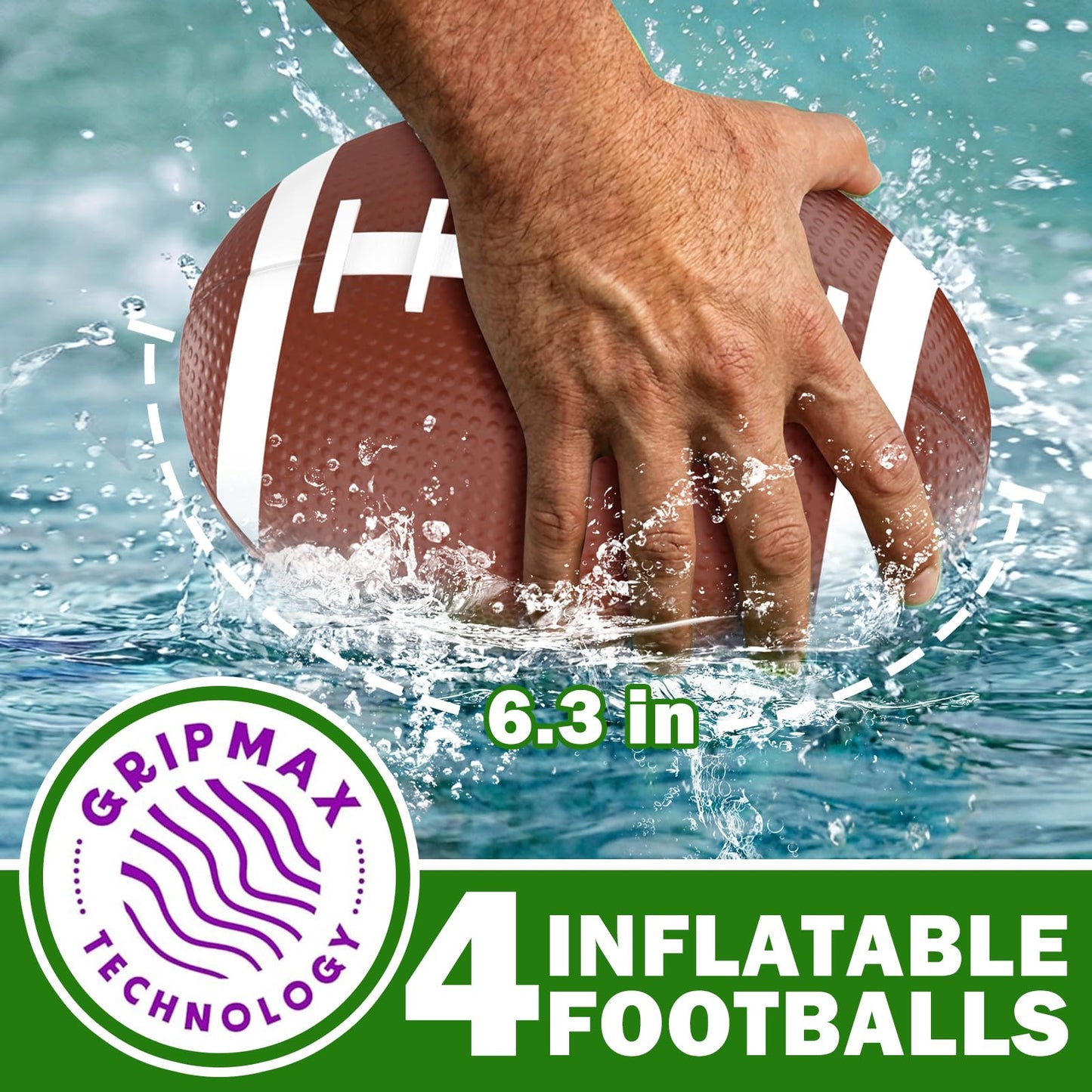 Wwzzey Water Football for Pool, Beach, Lake