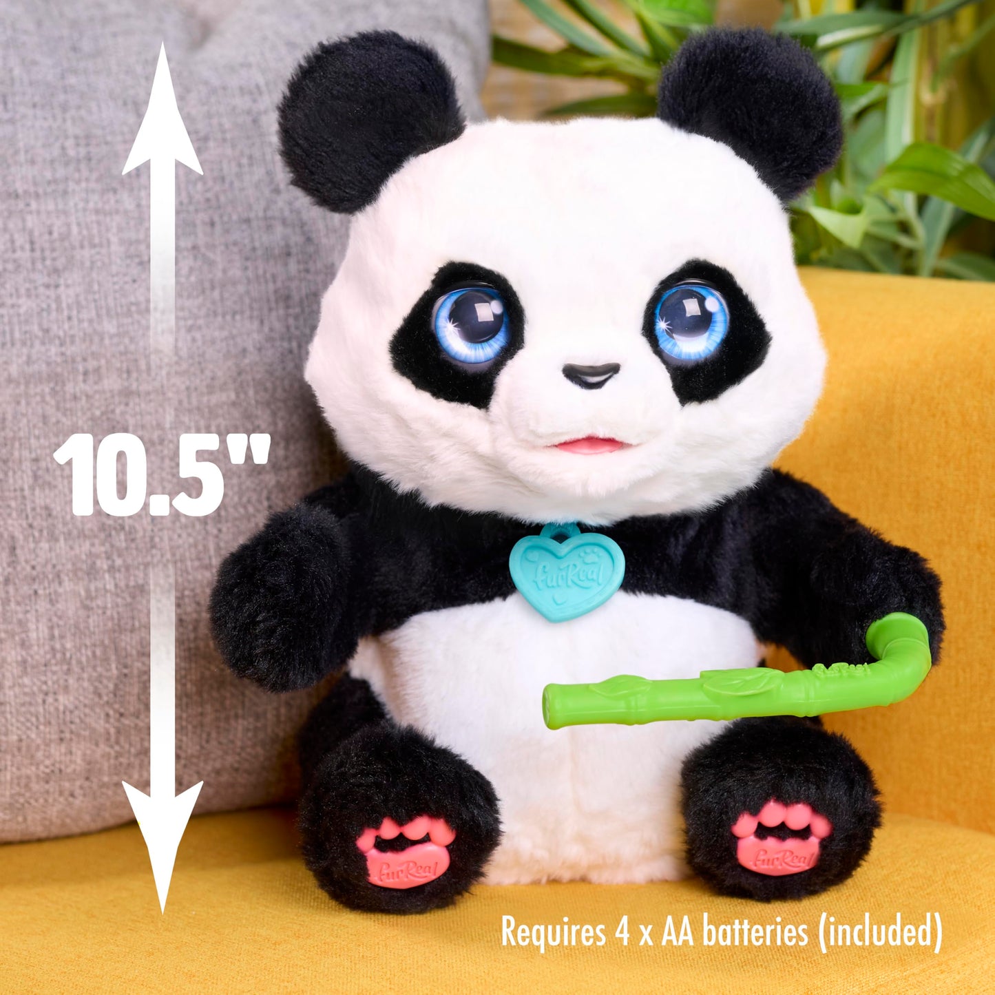 furReal Coco the Tumbling Panda, 10.5 Inch Interactive Panda Toy, for Boys and Girls, Ages 4 and Up