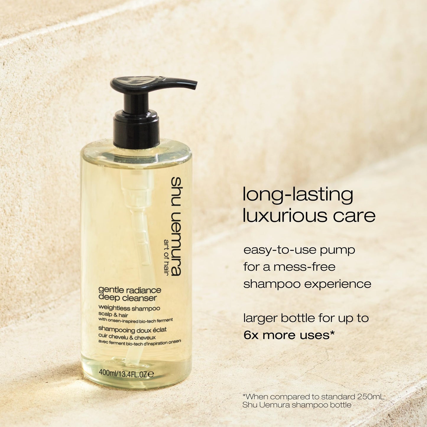 Shu Uemura Gentle Radiance Clarifying Shampoo - Deep Cleansing, Removes Buildup and Balances Moisture, For All Scalp and Hair Types
