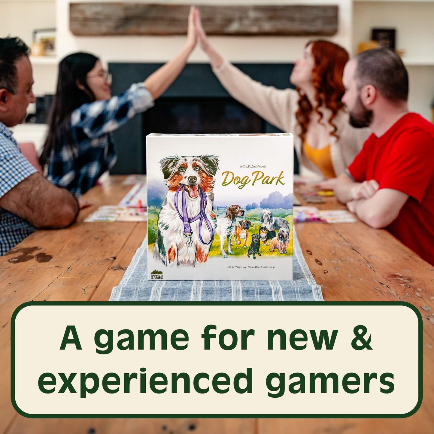 Dog Park – The Fun Strategy Board Game for Family Night – Perfect for Dog Lovers, Kids & Adults – for 1-4 Players, Ages 10+ – Easy to Learn