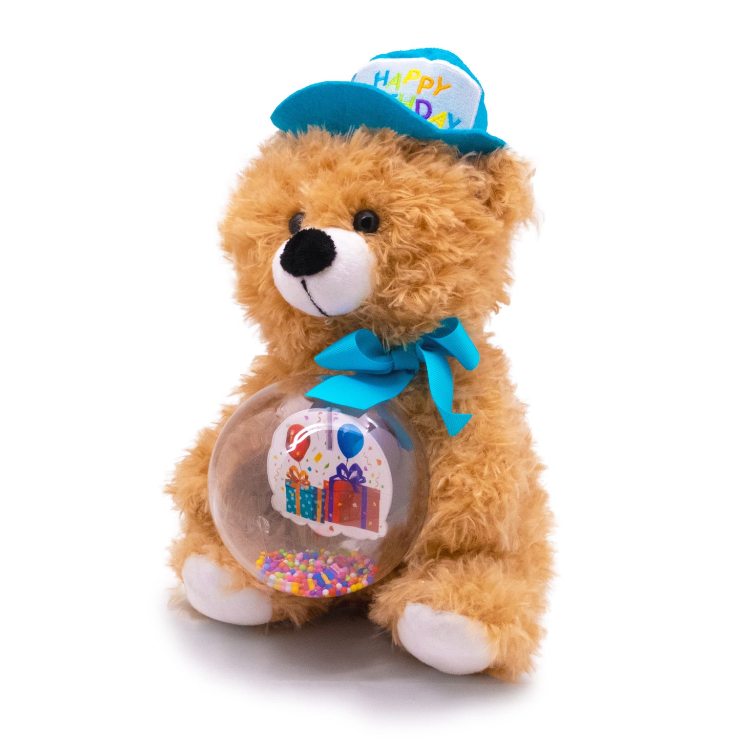 Cuddle Barn - Birthday Buddy Benson | Animated Stuffed Animal Teddy Bear Plush Toy Lights Up and Bops to Happy Birthday, 13"