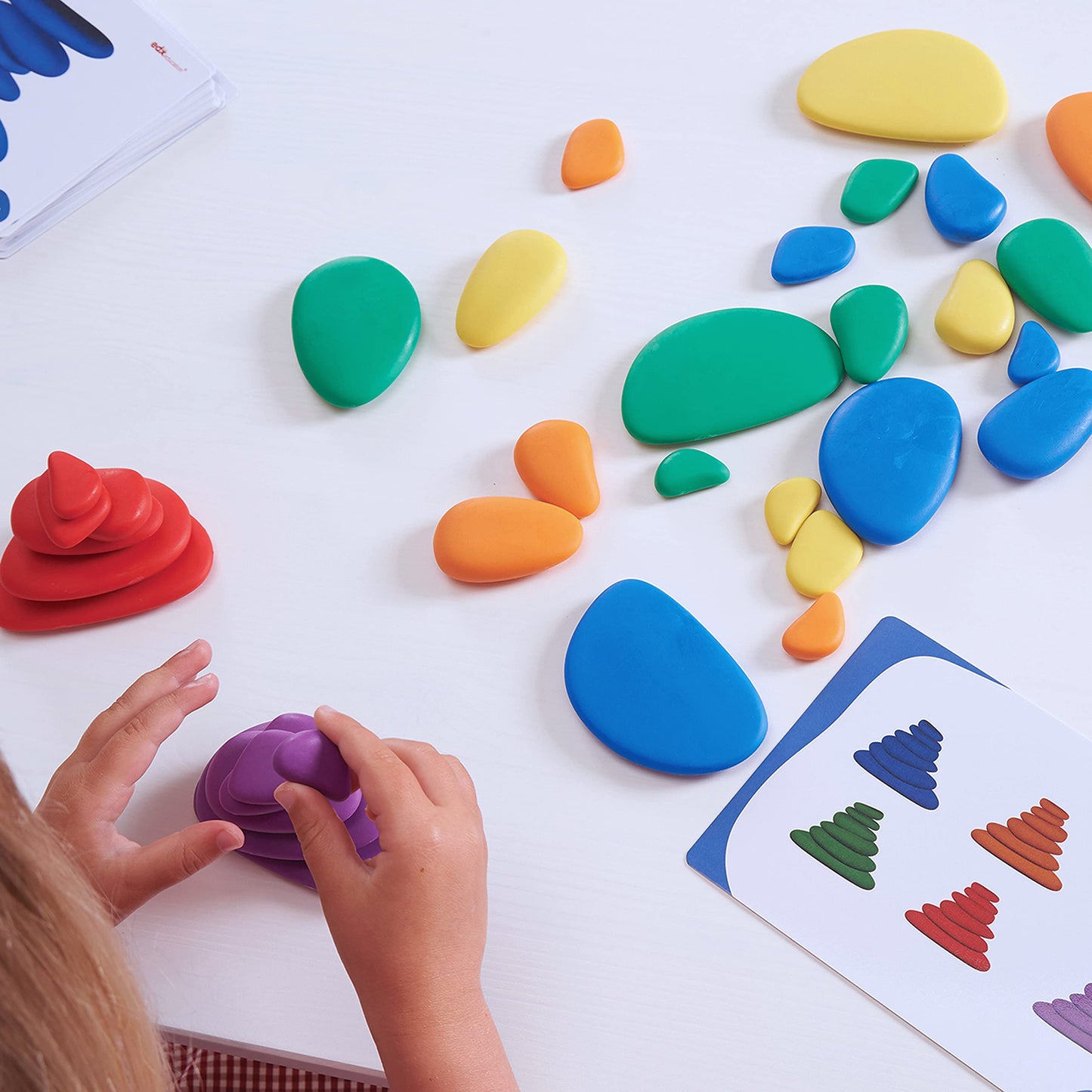 Learning Advantage 13208 Rainbow Pebbles
